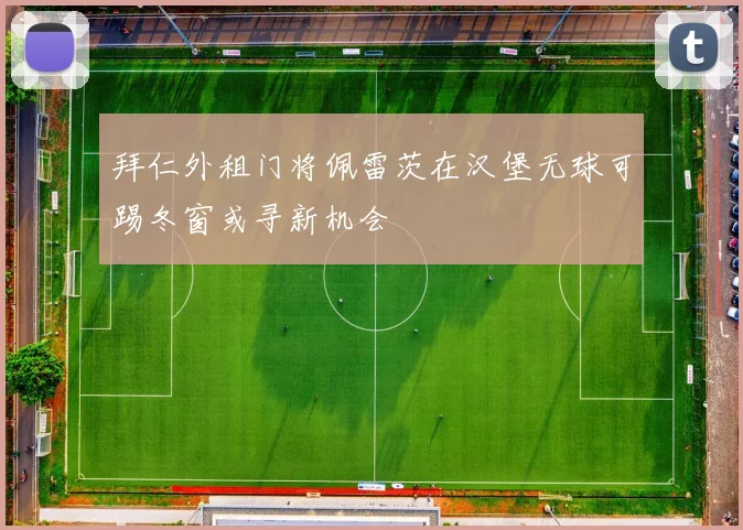 拜仁外租门将佩雷茨在汉堡无球可踢冬窗或寻新机会